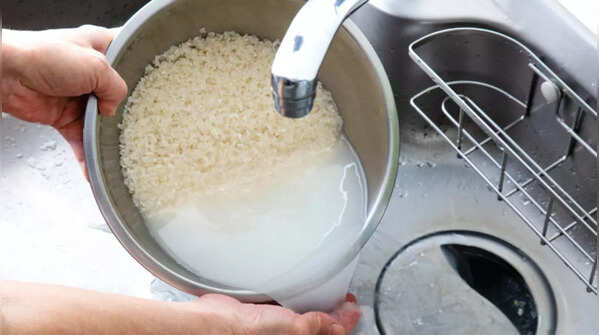 Not washing the rice properly
