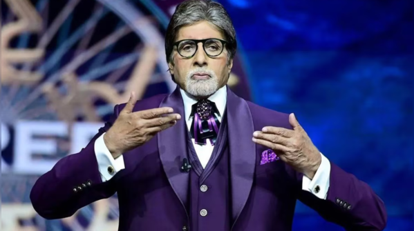 Amitabh Bachchan’s KBC look