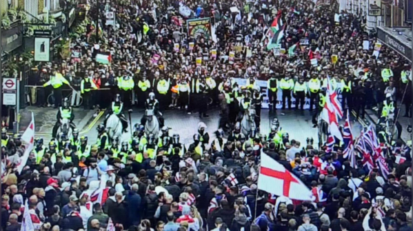 Why were they protesting?