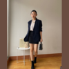 Blazer + skirt for office or smart casual