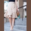 Wrap skirt + tank top for effortless flair