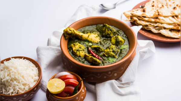 Chicken saagwala - hearty, but not heavy