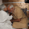 Moments with his mother