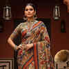 Go retro with Kalamkari saree