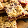 Raspberry Oat Bake