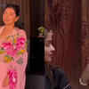 Sheer pink saree