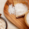 Salt scrub for gentle abrasion