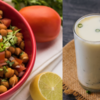 Chickpea chaat with buttermilk 