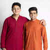 ​Red for men during Navratri