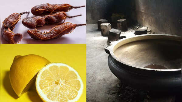 Cooking essentials that can be used to clean dirt and rust from old brass utensils