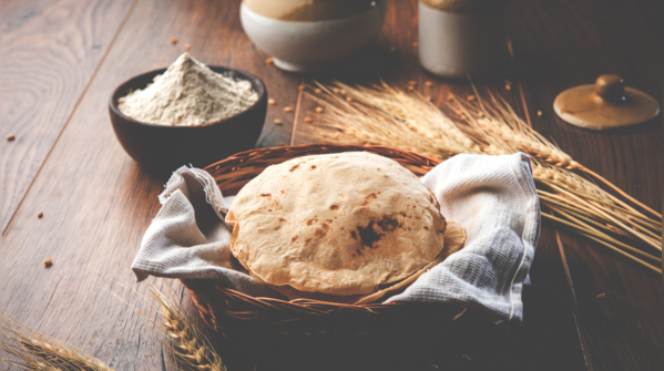 Whole wheat roti - the everyday backbone