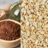 Constipation: Flaxseeds, oats and ghee