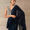 Pre-stitched / Ready-to-wear saree gown drapes