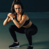 Breath-synchronised squats