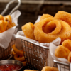 Fried breakfast foods