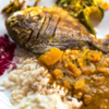 Dried fish curry