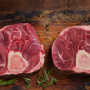 Raw or rare meat