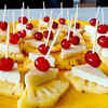 Cheese and fruits