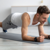 Plank hold (low impact)