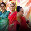 Article image for: Sister act: Kajol and Rani’s <i class="tbold">ashtami</i> saree looks steal the spotlight