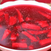 A winter glass of kanji
