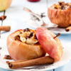 Baked apples, soft and jammy