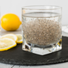 Lemon-honey chia water for digestion and glow