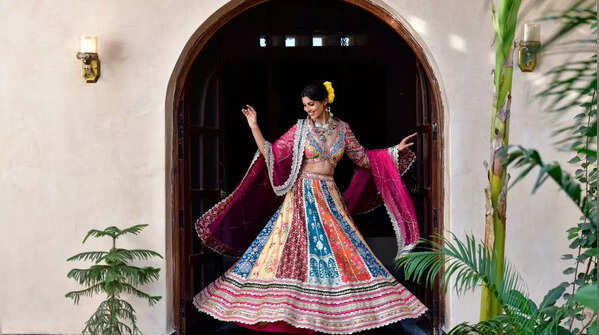 Embroidered lehenga choli