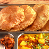 Bedmi puri with aloo