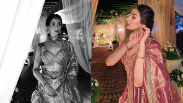 This is what Laila Faisal wore to rumoured BF cricketer Abhishek Sharma's behen ki shaadi