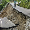 Collap​sed road