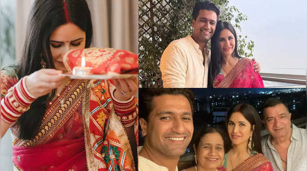 Katrina's first Karwa Chauth