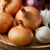 Onions and garlic