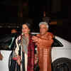 Javed Akhtar and Shabana Azmi arrive for late-night celebrations