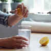 Warm lemon water is soothing