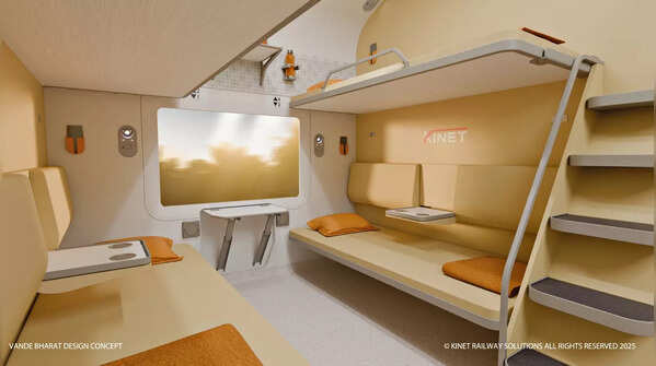 Vande Bharat Sleeper Train Interior