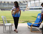 Nita Ambani at IPL practice session