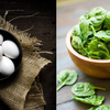Spinach and egg treatment