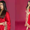 Regal in red embroidery