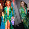 women's green spring dress Hey Girl Long Satin Cowl Neck Dress Forest Green main image 1