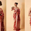 Regal in red Banarasi