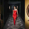 ​Ravishing in red satin