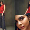 ​Boho chic in red cutouts
