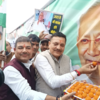 Bihar Election 2025: JD(U) workers celebrate as NDA makes a commanding lead
