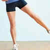 Standing side leg raise