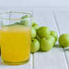 Amla and turmeric juice
