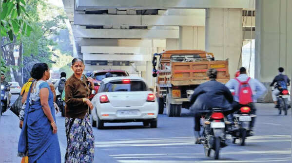 Crossing a road feels like a gamble