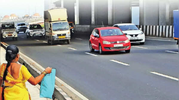 Lack of designated pedestrian crossings