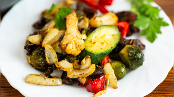 Roasted Vegetables with Balsamic Glaze