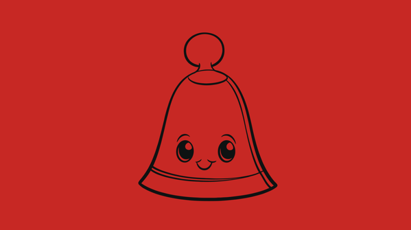 Smiling bell (kids love faces!)